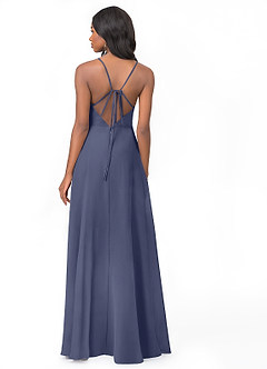 Azazie Everleigh Bridesmaid Dresses Stormy A-Line Sweetheart Pleated Chiffon Dress image2