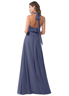 Azazie Landry Bridesmaid Dresses Stormy A-Line Pleated Mesh Dress image2