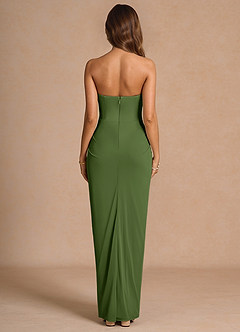 Anais Maxi Klänning Oliv image2