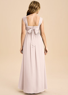 Azazie Hattie Junior Klä av A-Line i Stretch Satin Plisserad image2