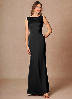 black color maxi dress Monni Black Maxi Dress