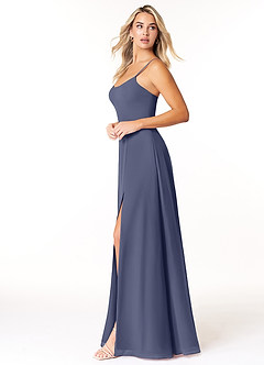 Azazie Moira Bridesmaid Dresses Stormy A-Line Scoop Chiffon Dress image3