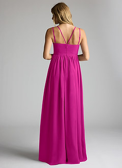 Azazie Emree Abiti da damigella d'onore premaman Abito A-Line Chiffon Floor-Length image4