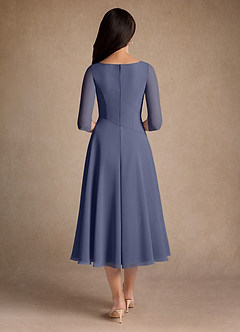 Azazie Durant Mother of the Bride Dresses Stormy A-Line Pleated Chiffon Dress image3