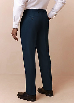 front Owen Navy Blue Lightweight Tailored Dress Pants