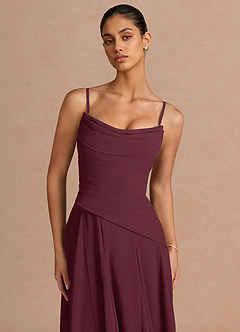 Gabriela Wine Maxi Dress image7
