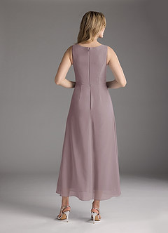 Azazie Anitta Mère de la mariée Robes Robe Combinaison/Tailleur Pantalon en Crêpe Élastique Plissée Crépuscule image6
