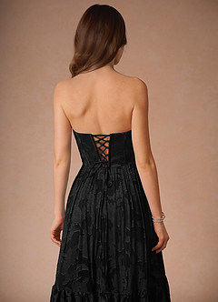 Robe Mi-Longue Noir Eole image2
