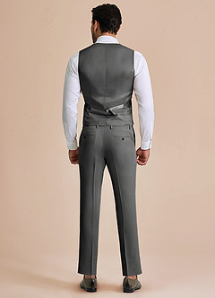 front William Charcoal Comfort Blend 3-piece suit