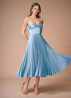 Vestido Azul Neblina Midi Léna image4