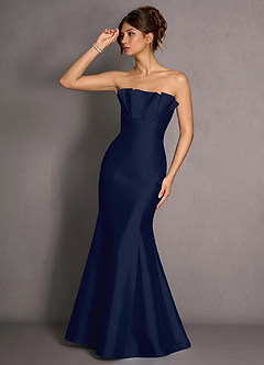 Maxi jurk Verity Diepe Marine image4