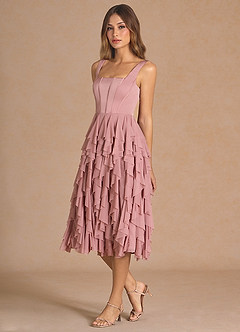 Dita Dusty Pink Midi Dress image4