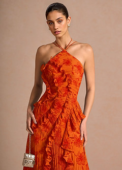 Hatsu Tangerine Maxi Dress image5