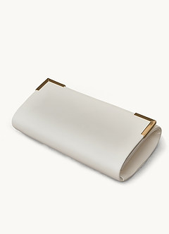 front Pu Metal Embellished Envelope Bag