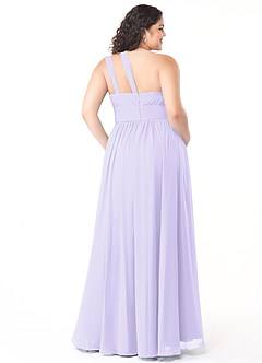 Azazie Molly Bridesmaid Dresses A-Line One Shoulder Chiffon Floor-Length Dress image10