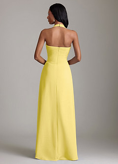 Azazie Clarisa Rochii de domnișoară de onoare Linie A Plisat Şifon Lungime până la podea Rochie image2