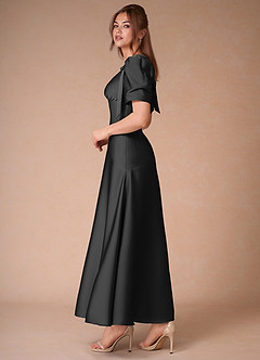 Rosaline Black Maxi Dress image7