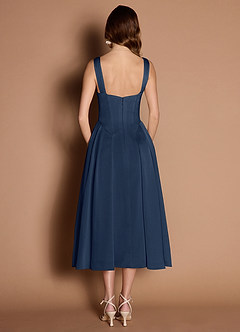 Eirlys Navy Midi Dress image5