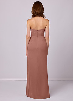 Barbie ♥ Azazie Bridesmaid Dresses Cedar Rose Sheath Strapless Chiffon Convertible Dress image5