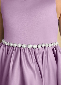 Azazie Julietta vestidos de niña de las flores Vestido de Glicinia de Tul de Princesa con Convertible image10