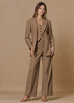 front Rowan Trufa Traje de dos piezas de alto rendimiento con tejido refinado
