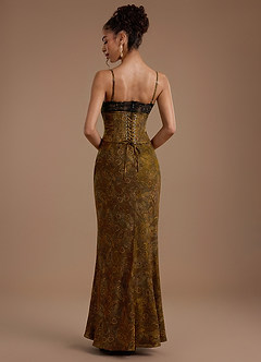 Robe Longue Mocha Paisley Reya image2
