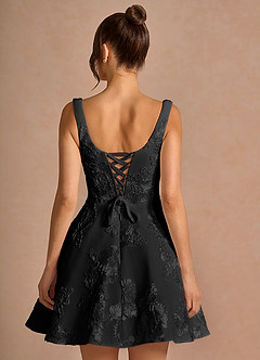 Brynn Black Mini Dress image2