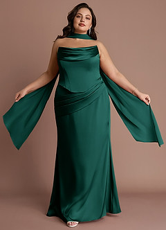 Sorrel Emerald Corset Two-Piece Sets image10