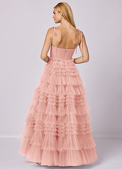Barbie ♥ Azazie Bridesmaid Dresses Rosette A-Line Sweetheart Neckline Tulle Dress image5