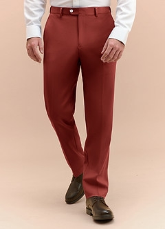 front James Terracotta Pæne bukser