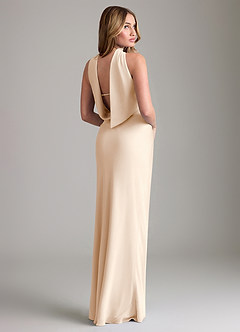 Azazie Lusinda Bridesmaid Dresses White Alabaster Mermaid Off the Shoulder Chiffon Convertible Dress image6