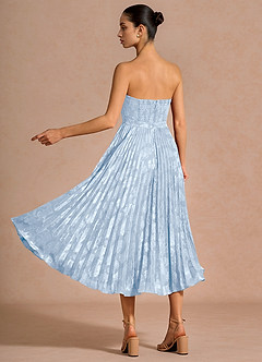 Vestido Azul Pálido Midi Coral image5