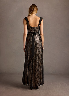 Tempest Black Ruffle Maxi Dress image2