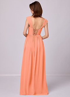 Barbie ♥ Azazie Bridesmaid Dresses Sunset A-Line Corset Chiffon Dress image6