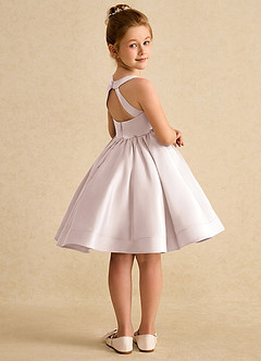 Azazie Julietta Flower Girl Dresses Rose Petal Ball-Gown Convertible Tulle Dress image8