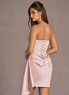 Maude Powder Pink Mini Dress image7