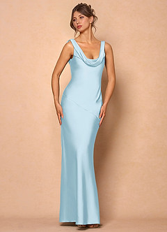 Rylina Sky Blue Maxi Dress image4