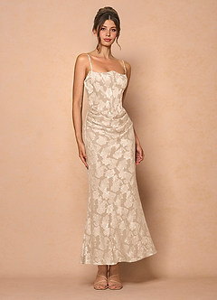 Ezrena Maxi Klänning Cream image5