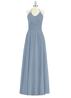 poshmark azazie dusty blue