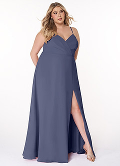 Azazie Everleigh Bridesmaid Dresses Stormy A-Line Sweetheart Pleated Chiffon Dress image8