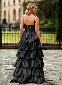 Jasmunya Noir Robe de bal en organza image3