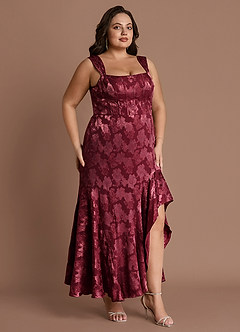 Saskia Wine Maxi Dress image8