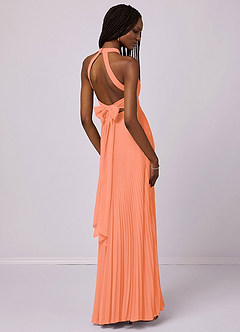 Barbie ♥ Azazie Bridesmaid Dresses Sunset A-Line Pleated Chiffon Dress image6