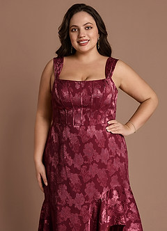 Saskia Wine Maxi Dress image13