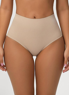 front Tangas sin costuras de talle alto con control de abdomen