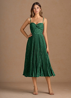 Vestido Verde Esmeralda Midi Annie image4