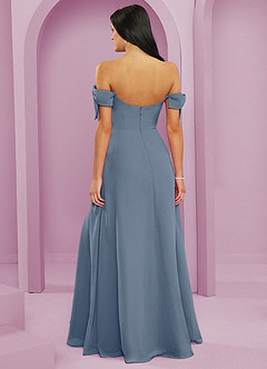 Barbie ♥ Azazie Bridesmaid Dresses Twilight A-Line Off the Shoulder Chiffon Convertible Dress image2