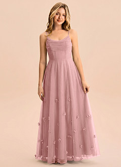 front Azazie Gia Junior Formal Dress
