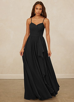 Christian Siriano Bridal for Azazie 1004 Bridesmaid Dresses Pleated Drape Chiffon A-line Dress image5
