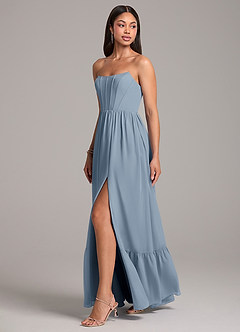 Vestido Azul Pálido Largo Kailee image3